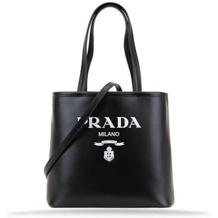 Prada Logo leren tas