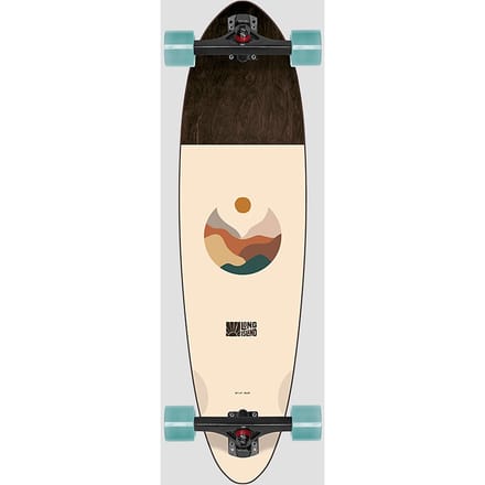 Long Island Longboards Gloomer 35"X9" Pintail Complete patroon