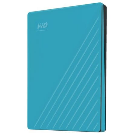 Western Digital My Passport 2 TB Externe Harde Schijf - Draagbaar met Wachtwoordbeveiliging en Back-upsoftware, Blauw