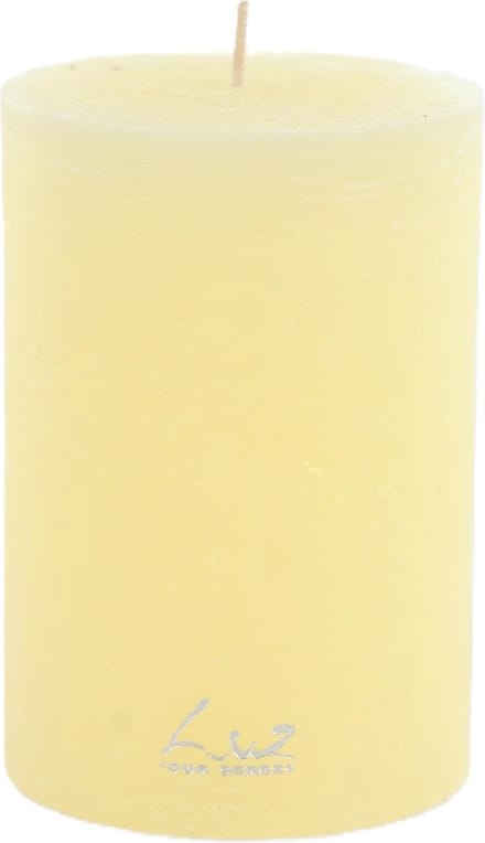 Rasteli Luz Your Kaars Cilinder Geel D 9 cm H 13 cm