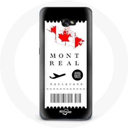 Hoesje voor Samsung Galaxy A8 2016 Vliegticket Montreal Canada