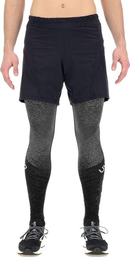 Uyn Exceleration 2-in-1 Korte Broek Zwart 2XL Man