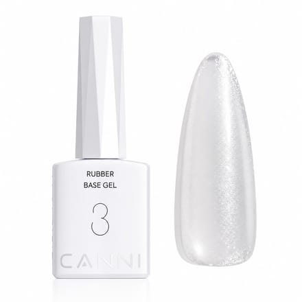Canni - Rubberbase - 10 ml - HEMA-vrij - TPO-vrij - Rubber base - Rubber base coat - Rubber base gellak - Rubber base gel - Rubberbase gellak - Rubberbase clear