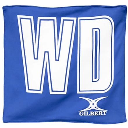 Gilbert Netball Patch Pro Bibs - One Size - Royal / Wit