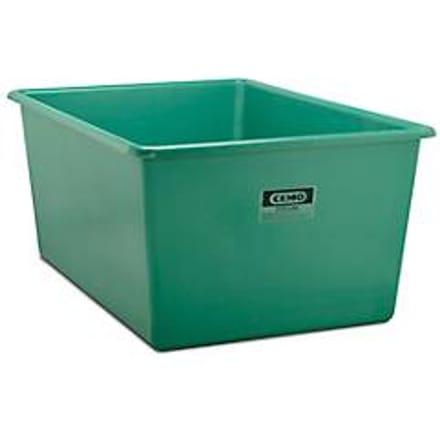 Rechthoekige container Standaard, GFK, 2200 l, groen