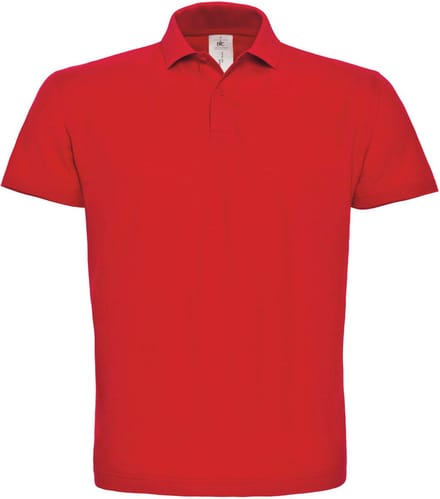 B&C Id.001 Polo Shirt CGPUI10 - Red - M