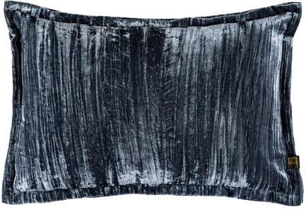 PTMD Senny Sierkussen - 60x3x40 cm - Fluweel - Blauw