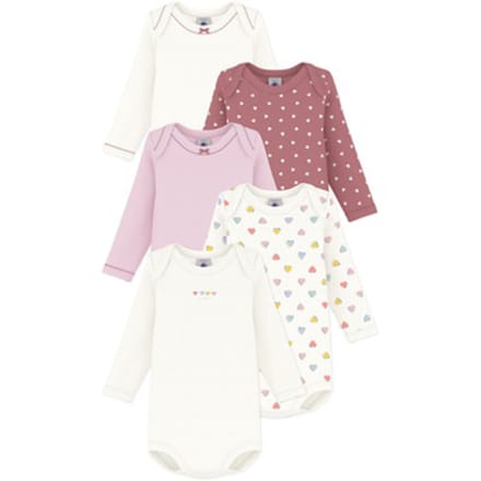 Petit Bateau  Kinder bodies LOT BODIES X 5