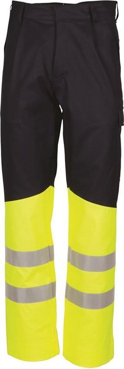 Havep Werkbroek Multi Protector MQ 80012 - Marine/Fluo Geel - 58