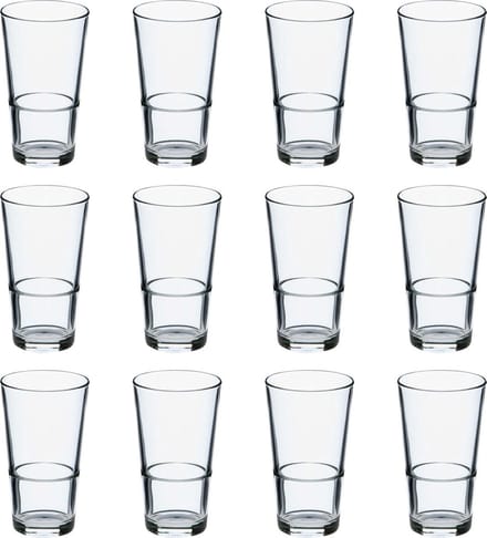 Bierglas Vaasje 25cl Stapelbaar Doos 12 Stuks Bierglazen