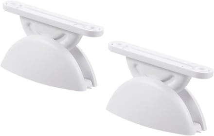 Deurstoppers Camper - Deurvanger Houder - Voorkom Schade - Halve Cirkel Design - 2 Stuks - Wit