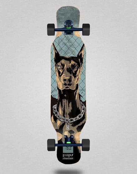 Longboard Compleet - Skateboard Plank - Cruisen Door Stad - Grote Stabiliteit - 46 x 10 Inch - Turquoise