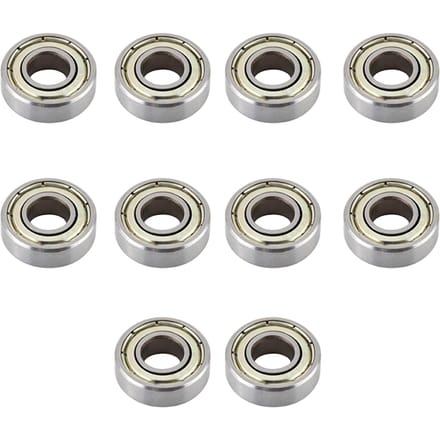 10 Stuks Hittebestendig Duurzaam Multi-Use Lagerstaal Miniatuur 698ZZ Kogellagers(8x19x6mm)