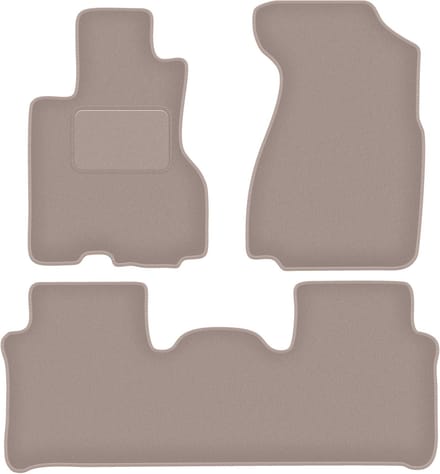 Beige veloursmatten voor: Honda CR-V II SUV (2001-2006)