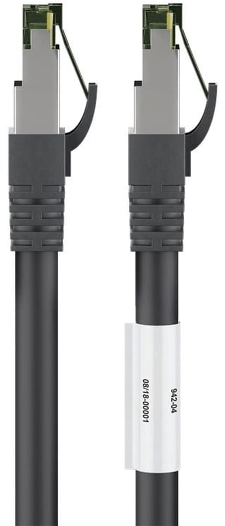 Danicom Cat8 S/FTP (PIMF) patchkabel - 5 meter zwart - netwerkkabel - internetkabel - UTP kabel - RJ45 - 10000 mbit/s