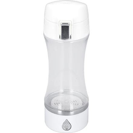 Bouteille d'eau hydrogénée 380 ml Rechargeable Riche en Eau Hydrogénée Ioniseur Générateur Concentration H2 white