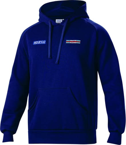 Sparco Martini Racing Big Stripes Hoodie - Marineblauw - Maat S