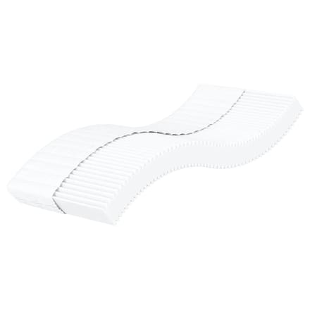 vidaXL - Schuimmatras - hardheid - H2 - H3 - 90x220 - cm - wit
