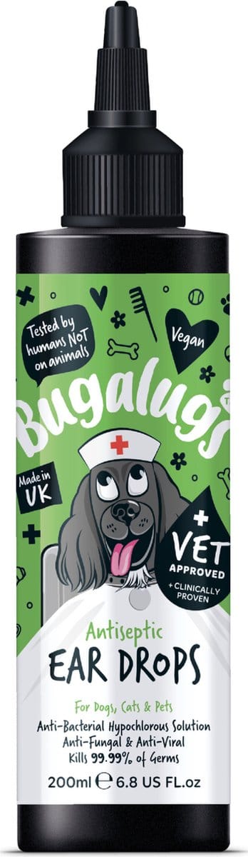 Bugalugs Antiseptic Ear Drops 200ml