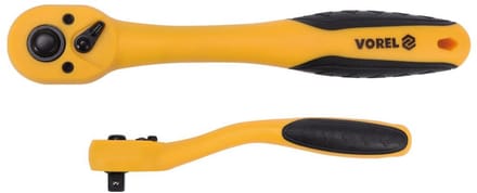 Vorel 53577 - Gebogen Ratelsleutel - 1/2'' - Ergonomisch - Staal CrV