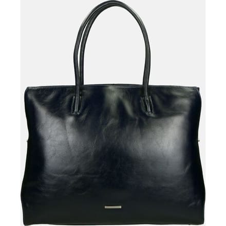 Claudio Ferrici Classico shopper 13.3 inch navy