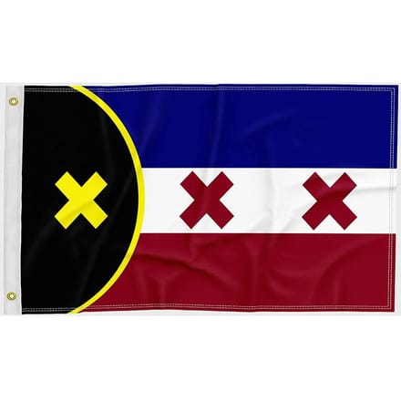 90x150cm Premium Vlag voor Lmanburg Vlag Dubbelzijdig Bedrukt Polyester L Manberg Vlag Binnen blue