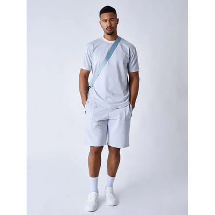 Korte broek met contrasterende logoband Project X Paris