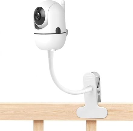 Babyfoon Houder - Camera Beugel - Veilige Observatie - Flexibel Aluminium - Wit