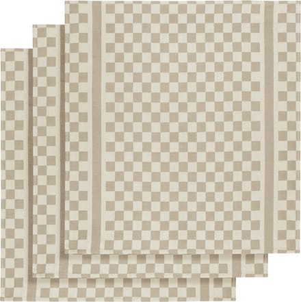 De Witte Lietaer Theedoek Groom-A - 3 stuks - 65 x 70 cm - Katoen