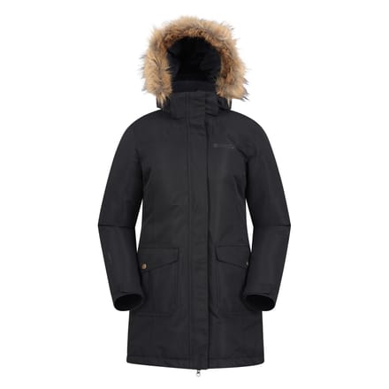 Mountain Warehouse Dames/Dames Tarka II Lang Gewatteerd Jasje (Zwart)