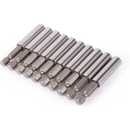 10 Stuks Schroevendraaier Verlengstuk Socket Boorhouder 14  Zeskant Elektrisch Gereedschap