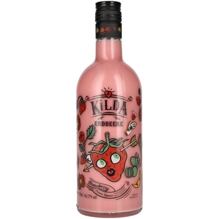 Kilda Tequila Cream Liqueurs Kilda Erdbeere Cream Liqueur 17% Vol. 0,7l