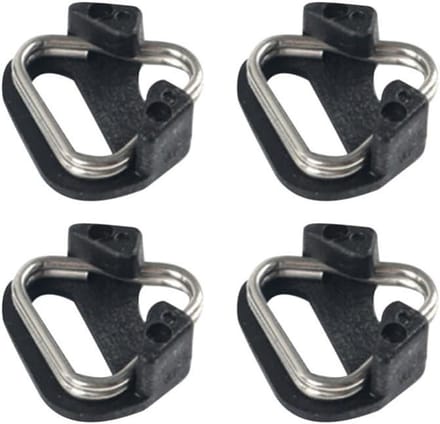 Camera Ringen - Adapter Gespen - Camera Bevestiging - Roestvrij Staal - 4 Stuks - Zwart