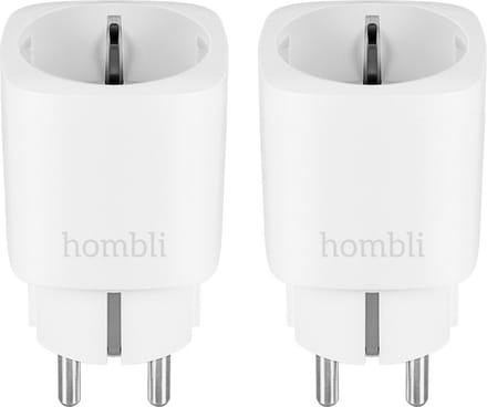 2x Hombli Slimme Stekker WiFi Energiemeter via mobiele app