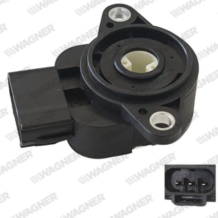 Sensor, smoorkleppenverstelling WAGNER THR00018