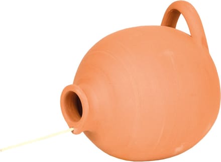 Terracotta vogelpot voor Mussen en Mezen 17 cm - Stenen vogelpotten