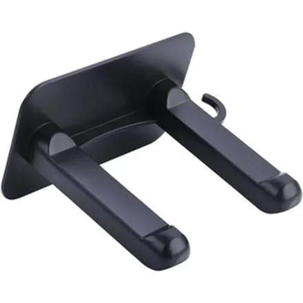 Support de Support pour Sèche-Cheveux Économisant de l'Espace Sans Perçage Mural Rangement pour Sèche-Cheveux Support pour Dysons Organisateur de Salle de Bain noir