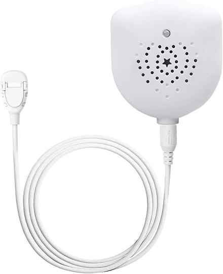 Plaswekker - Nachtalarm - Bedplassen Melder - Hoge Gevoeligheid Sensor - USB Oplaadbaar - Wit