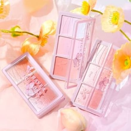 HOLD LIVE - Three Colors Blusher (3-5) #103 Pink Orange - 13g