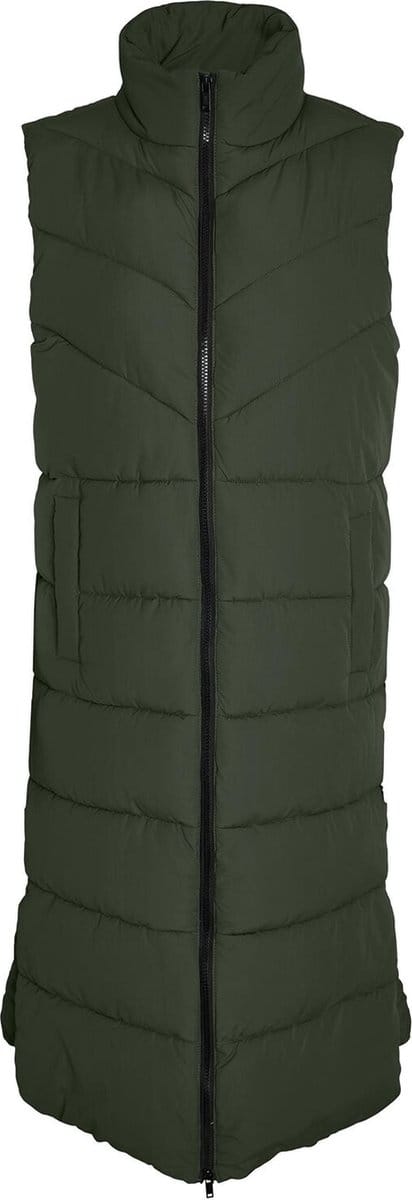 Noisy May Dalcon X-Long Gilet Dames Bodywarmer - groen - XS
