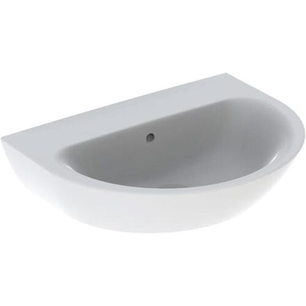 Geberit Renova washbasin 65 x 50 cm without tap hole with overflow 500.663.01.1