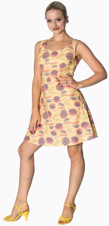 Dancing Days - PARASOL TABS SUN Korte jurk - M - Creme