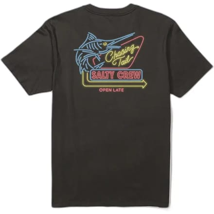 Salty Crew Neon Sign T-Shirt zwart