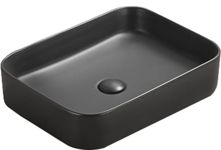 Mexen Vena opzetwastafel 50 x 37 cm, zwart mat - 22195085