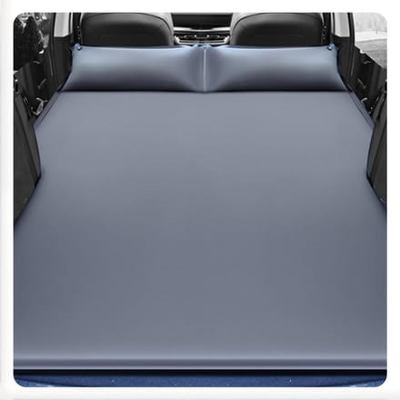Auto Matras - Luchtbed Auto - Comfortabel Reizen - Zelfopblaasbaar - 15 cm dik - Grijs