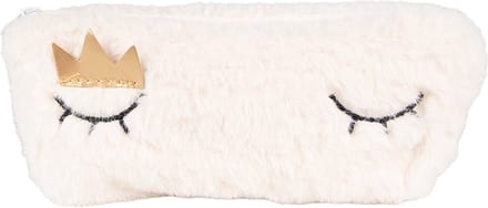 Clayre & Eef Portemonnee 21x10 cm Wit Synthetisch Ogen