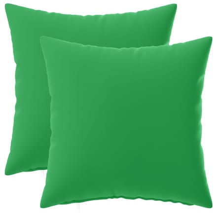 vidaXL - Kussensloop - 2 - pcs - HEERLEN - Groen - 30 - x - 30 - cm - Polyester