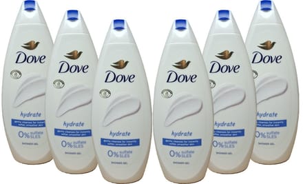 6x Dove Douchegel - 250ml - hydrate
