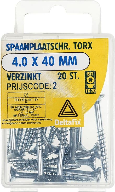 MULTISCHROEF TORX T-20 4.0X40MM