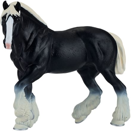 Mojo - Horse World Black Clydesdale Horse - 381083
